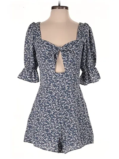 Pre-owned Altar'd State Romper In Blue