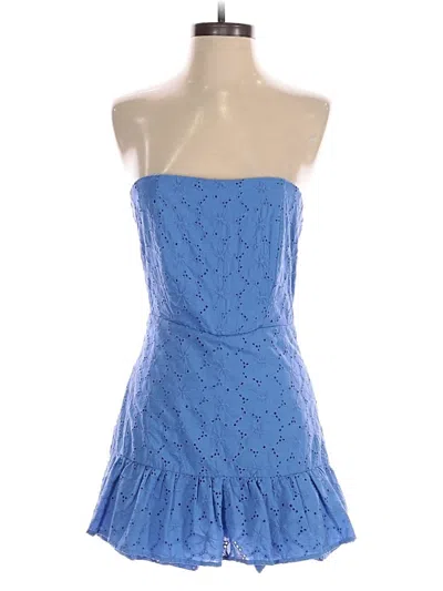 Pre-owned Altar'd State Romper In Blue