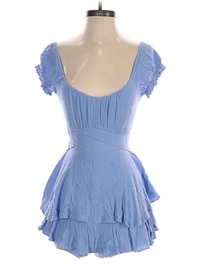 Pre-owned Altar'd State Romper In Blue