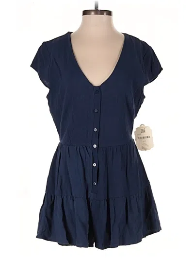 Pre-owned Altar'd State Romper In Blue