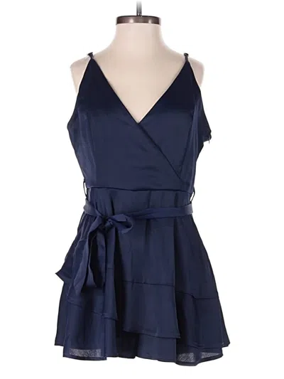 Pre-owned Altar'd State Romper In Blue