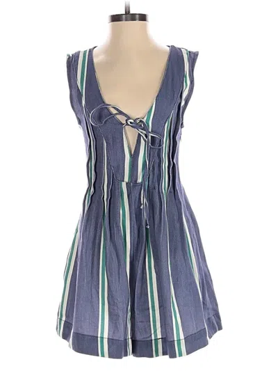 Altar'd State Romper In Blue