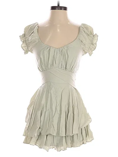 Pre-owned Altar'd State Romper In Green