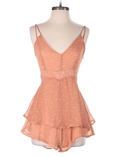 Pre-owned Altar'd State Romper In Orange