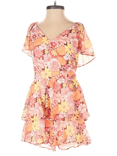 Pre-owned Altar'd State Romper In Pink