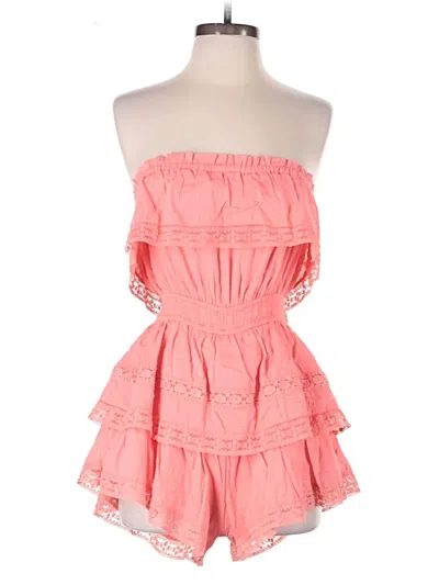 Altar'd State Romper In Pink