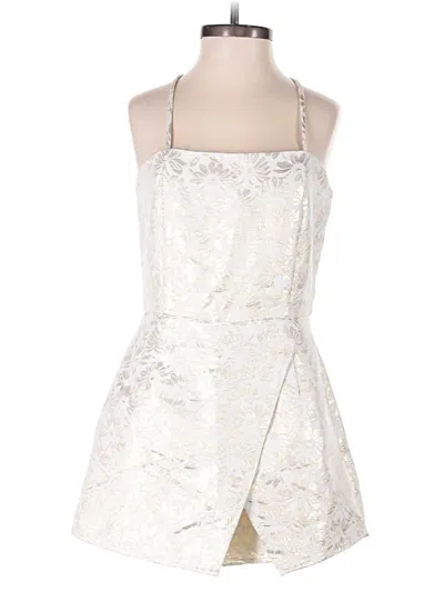 Pre-owned Altar'd State Romper In Silver