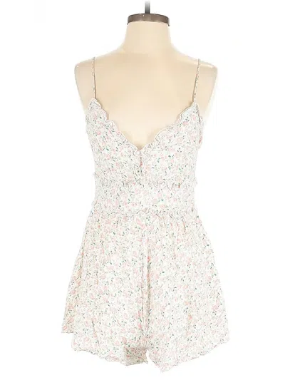 Pre-owned Altar'd State Romper In White