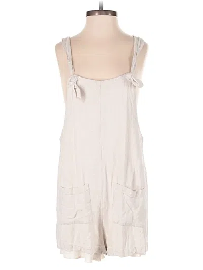 Pre-owned Altar'd State Romper In White