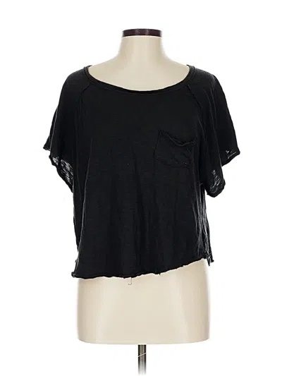 Pre-owned Altar'd State Short Sleeve T-shirt In Black