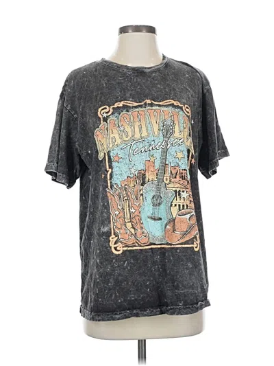 Pre-owned Altar'd State Short Sleeve T-shirt In Gray