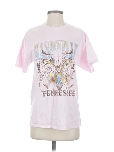 Pre-owned Altar'd State Short Sleeve T-shirt In Pink