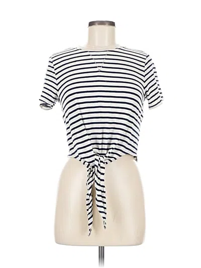 Pre-owned Altar'd State Short Sleeve T-shirt In White