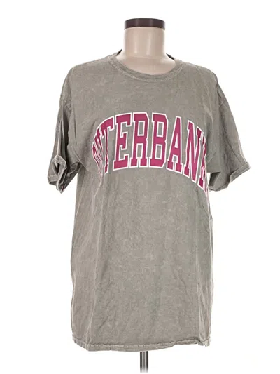 Pre-owned Altar'd State Short Sleeve T-shirt In Gray