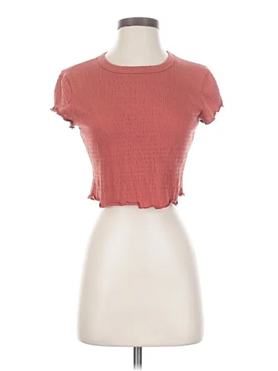 Pre-owned Altar'd State Short Sleeve T-shirt In Pink