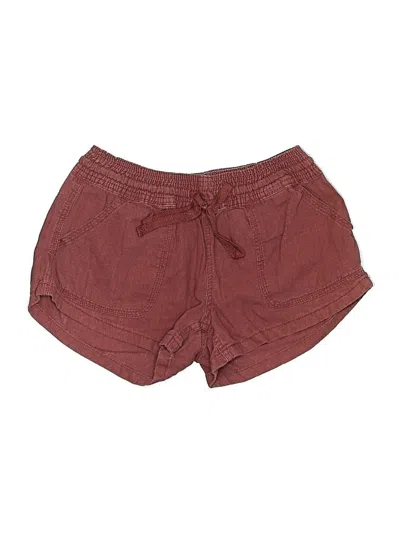 Pre-owned Altar'd State Shorts In Burgundy