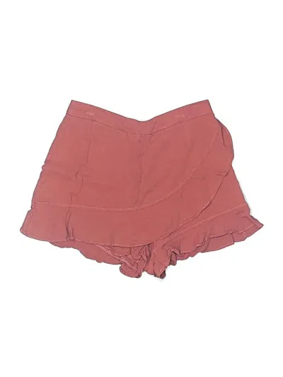 Pre-owned Altar'd State Shorts In Burgundy