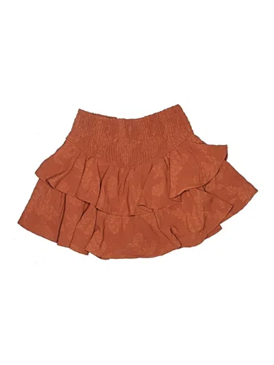 Pre-owned Altar'd State Skort In Brown