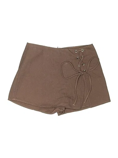 Pre-owned Altar'd State Skort In Brown