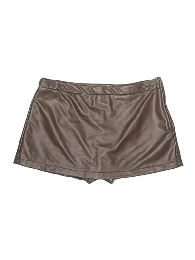 Pre-owned Altar'd State Skort In Brown