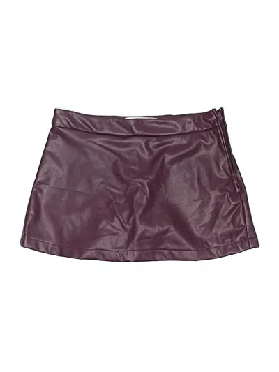 Pre-owned Altar'd State Skort In Burgundy