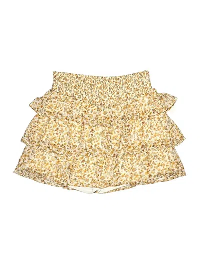 Pre-owned Altar'd State Skort In Gold