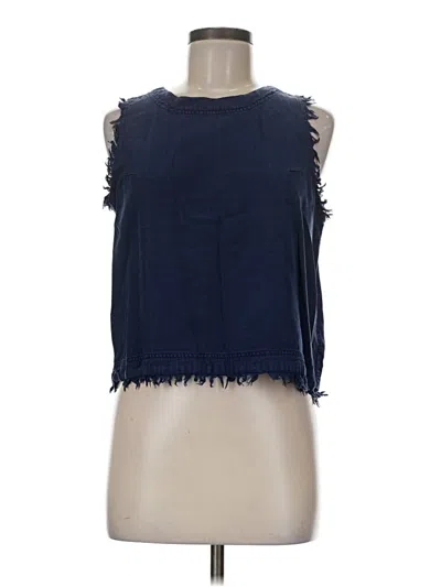 Pre-owned Altar'd State Sleeveless Blouse In Blue