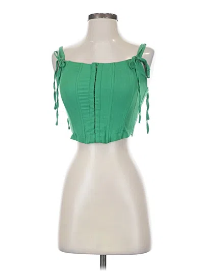 Pre-owned Altar'd State Sleeveless Blouse In Green