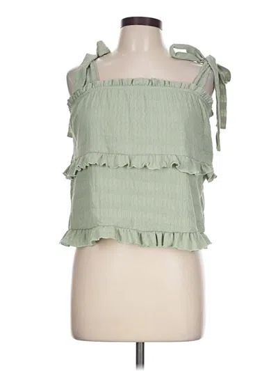 Pre-owned Altar'd State Sleeveless Blouse In Green