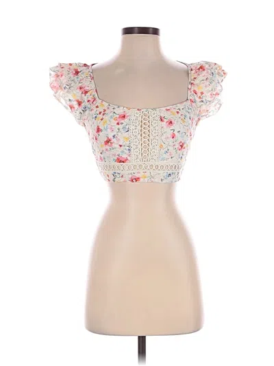 Pre-owned Altar'd State Sleeveless Blouse In Ivory