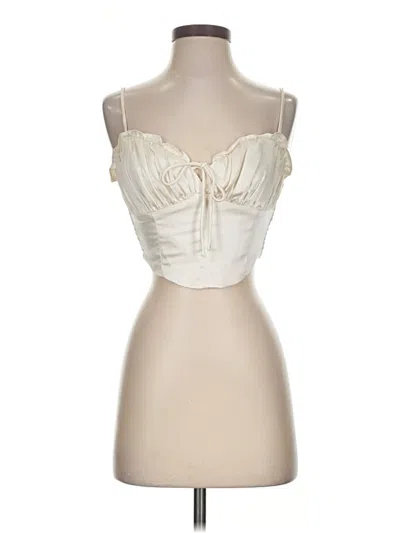 Pre-owned Altar'd State Sleeveless Blouse In Ivory