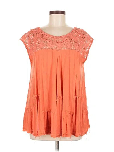 Pre-owned Altar'd State Sleeveless Blouse In Orange