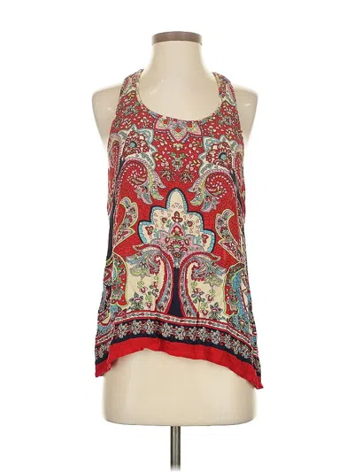 Pre-owned Altar'd State Sleeveless Blouse In Red