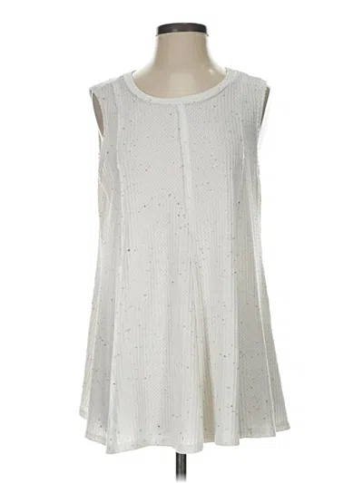 Pre-owned Altar'd State Sleeveless Blouse In Silver
