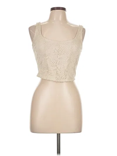 Pre-owned Altar'd State Sleeveless Blouse In White