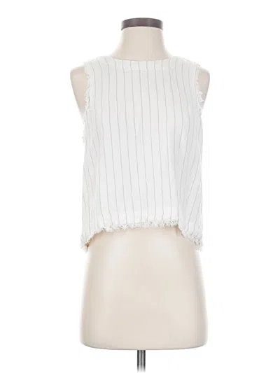 Pre-owned Altar'd State Sleeveless Blouse In White