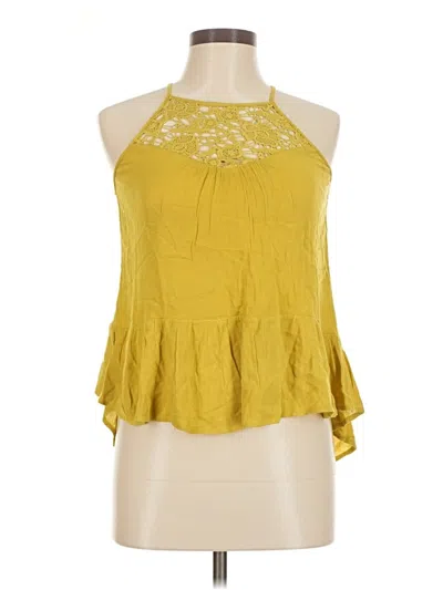 Pre-owned Altar'd State Sleeveless Blouse In Yellow
