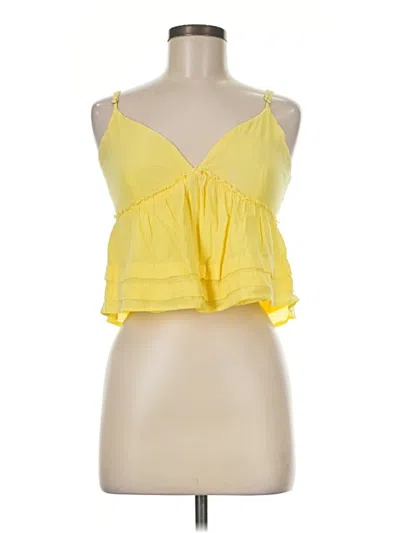Pre-owned Altar'd State Sleeveless Blouse In Yellow