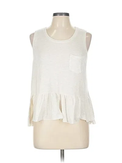 Pre-owned Altar'd State Sleeveless T-shirt In White