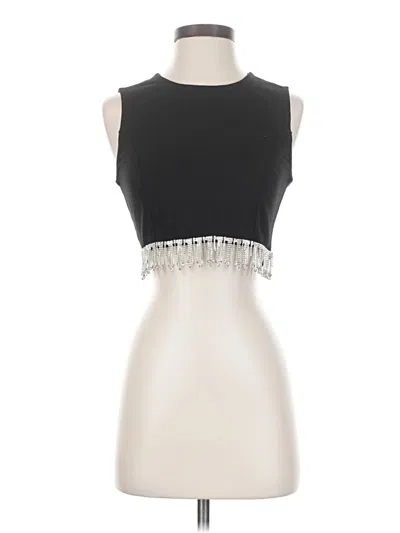 Pre-owned Altar'd State Sleeveless Top Black Halter Neckline Tops