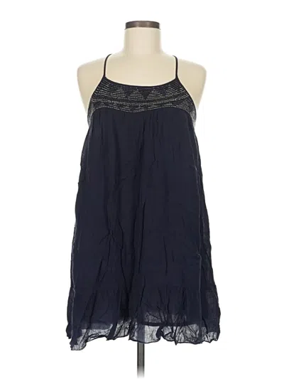 Pre-owned Altar'd State Sleeveless Top Blue Halter Neckline Tops