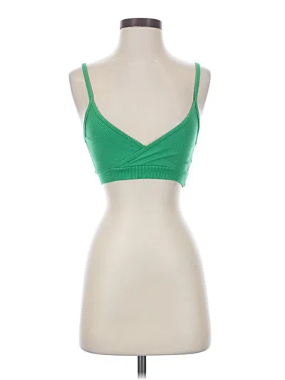 Pre-owned Altar'd State Sleeveless Top Green Sweetheart Neckline Tops