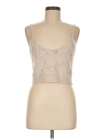 Pre-owned Altar'd State Sleeveless Top Tan Sweetheart Neckline Tops