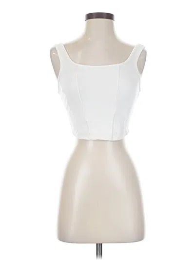 Pre-owned Altar'd State Sleeveless Top White Strapless Neckline Tops