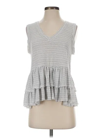 Pre-owned Altar'd State Sleeveless T-shirt In Gray