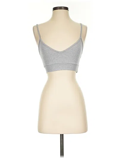 Pre-owned Altar'd State Sports Bra In Silver