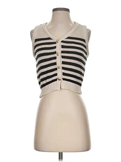 Pre-owned Altar'd State Sweater Vest In Ivory