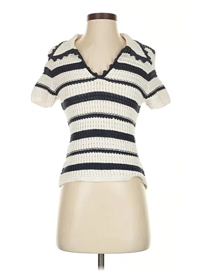 Pre-owned Altar'd State Sweater Vest In White