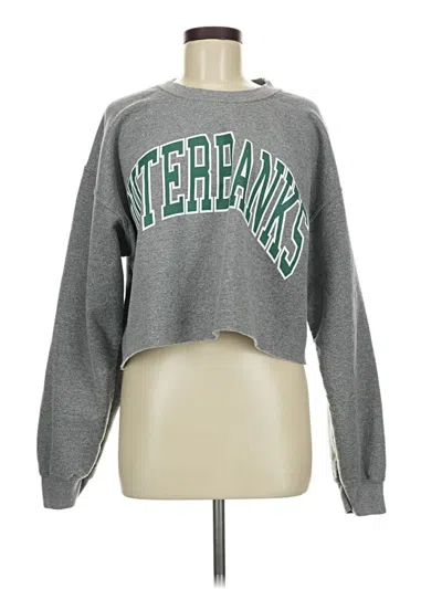 Pre-owned Altar'd State Sweatshirt In Gray