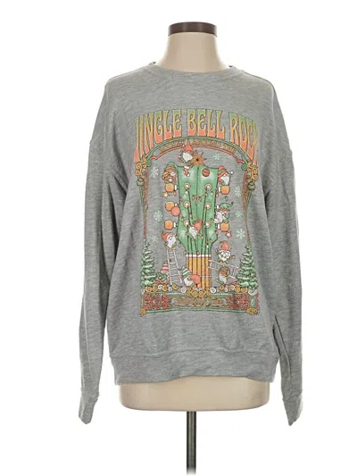 Pre-owned Altar'd State Sweatshirt In Gray